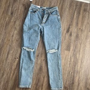Weworewhat high rise vintage straight jeans